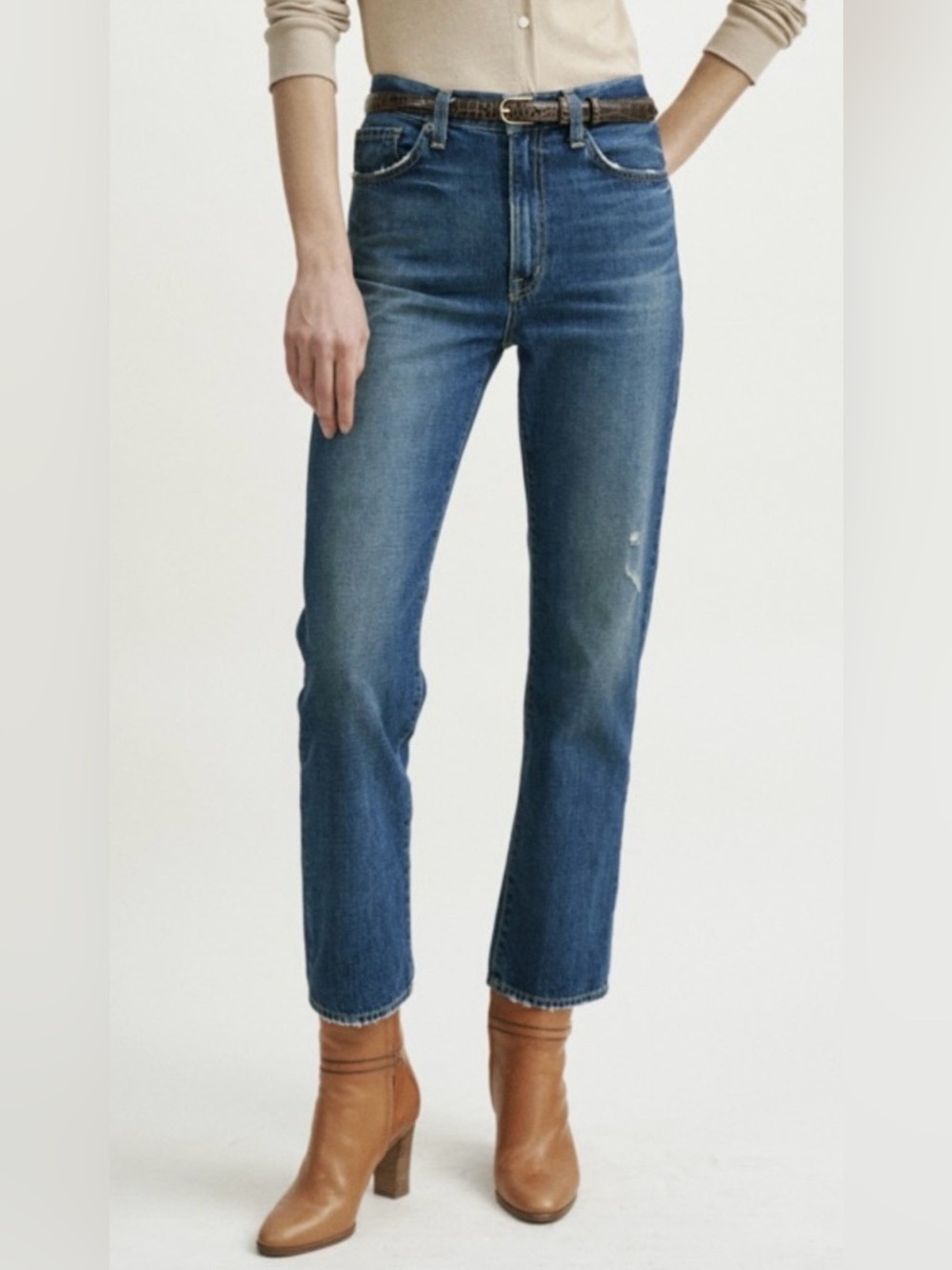 Nili Lotan Straight Leg Jeans in Classic Wash size 27